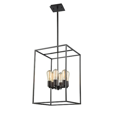 Thomas Williamsport 14'' Wide 6Light Chandelier, Oil Rubbed Bronze CN15861
